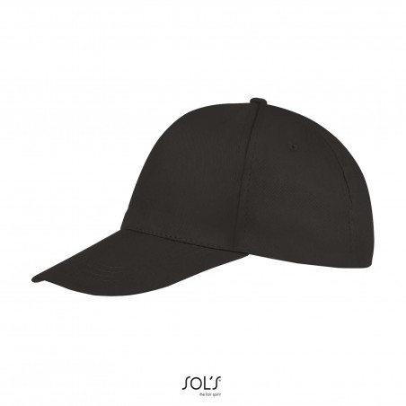 Sol's - Casquette 5 panneaux BUZZ - Gris Foncé