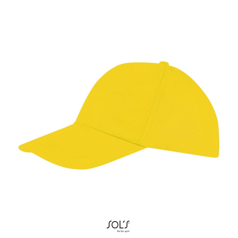 Sol's - Casquette 5 panneaux BUZZ - Jaune