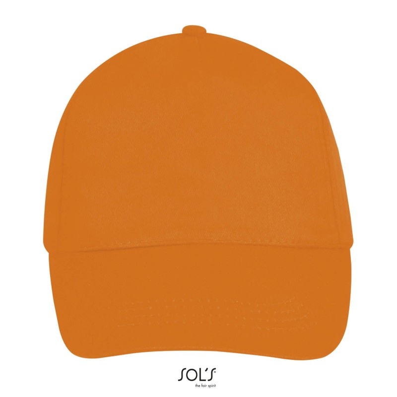 Sol's - Casquette 5 panneaux BUZZ - Orange