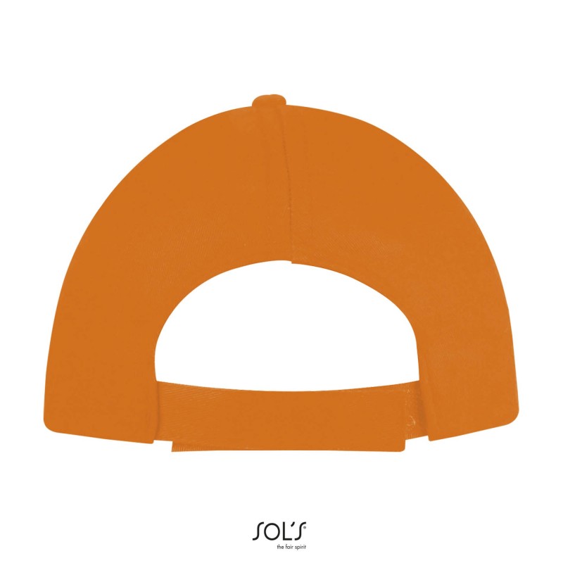 Sol's - Casquette 5 panneaux BUZZ - Orange