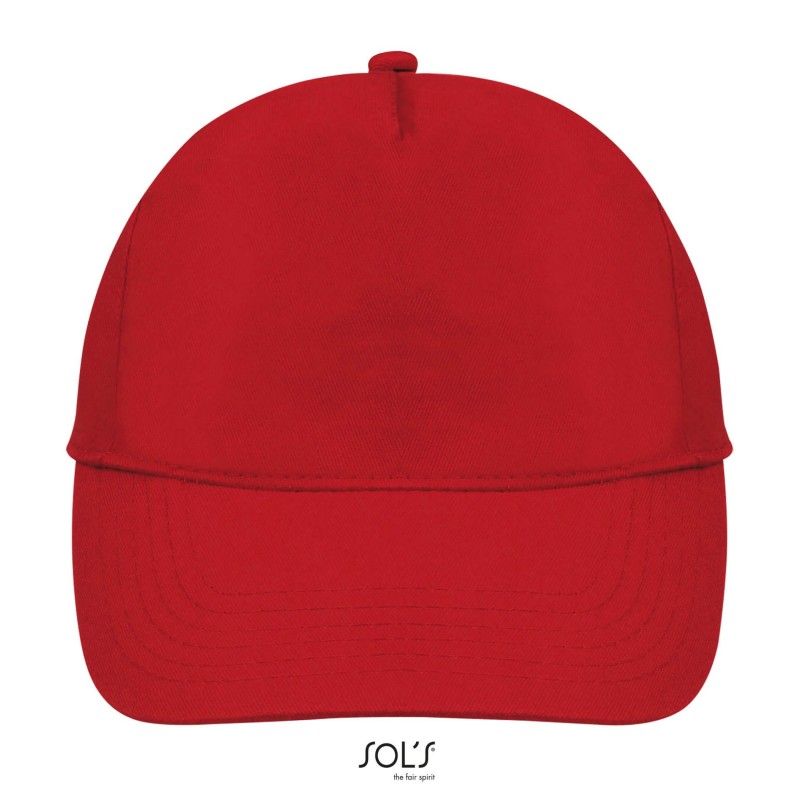Sol's - Casquette 5 panneaux BUZZ - Rouge