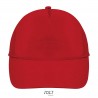 Sol's - Casquette 5 panneaux BUZZ - Rouge