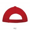 Sol's - Casquette 5 panneaux BUZZ - Rouge