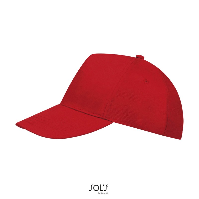 Sol's - Casquette 5 panneaux BUZZ - Rouge