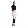 Sol's - Tablier mi-long avec poches GREENWICH - Blanc