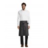 Sol's - Tablier mi-long avec poches GREENWICH - Gris Foncé