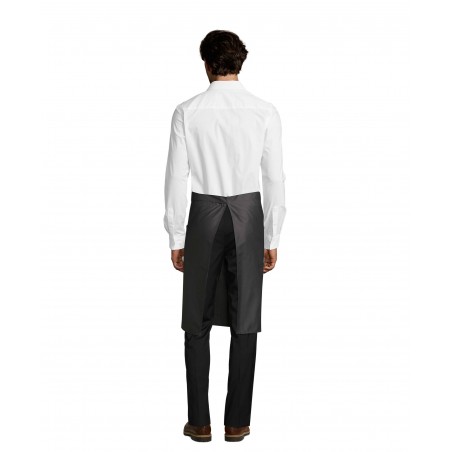 Sol's - Tablier mi-long avec poches GREENWICH - Gris Foncé