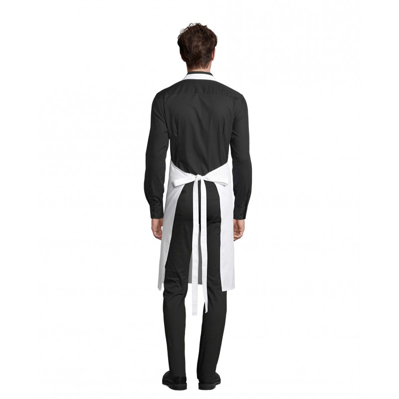 Sol's - Tablier long avec poches GAMMA - Blanc