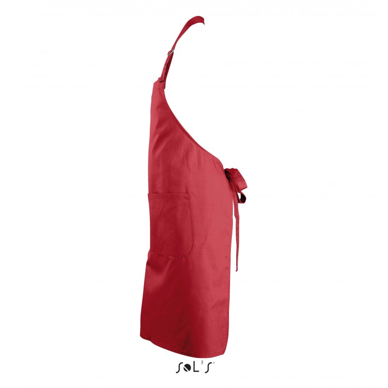 Sol's - Tablier long avec poches GALA - Rouge
