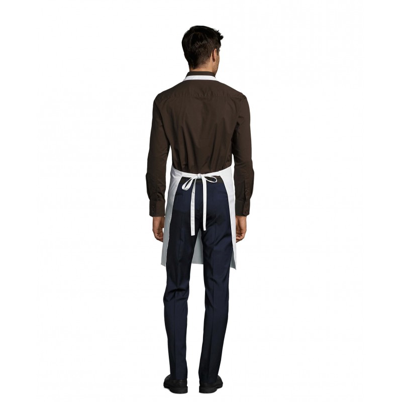 Sol's - Tablier long avec poche GRAMERCY - Blanc