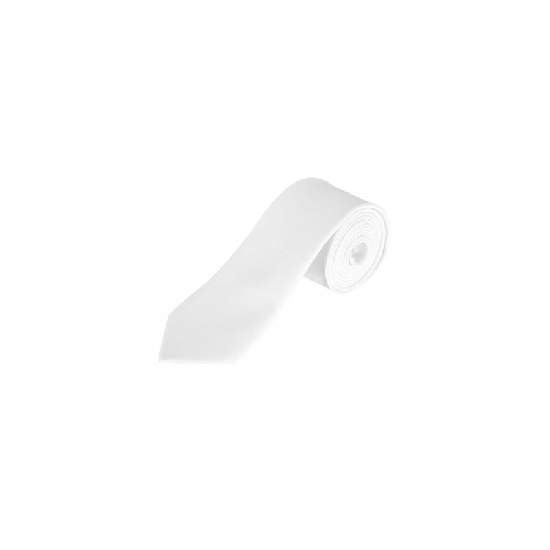 Sol's - Cravate en satin de polyester GARNER - Blanc