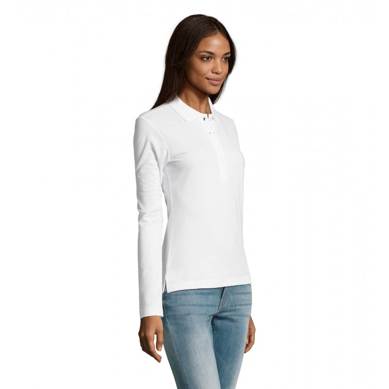 Sol's - Polo femme PODIUM - Blanc