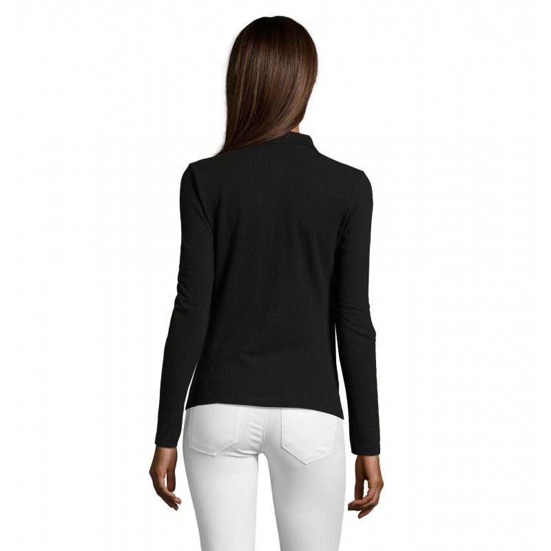 Sol's - Polo femme PODIUM - Noir