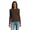 Sol's - Polo femme PODIUM - Chocolat
