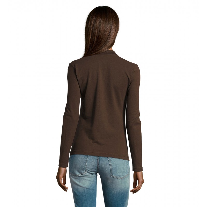 Sol's - Polo femme PODIUM - Chocolat