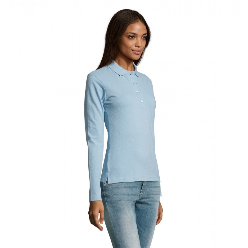 Sol's - Polo femme PODIUM - Ciel