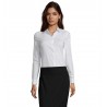 Sol's - Chemise femme stretch manches longues BLAKE WOMEN - Blanc