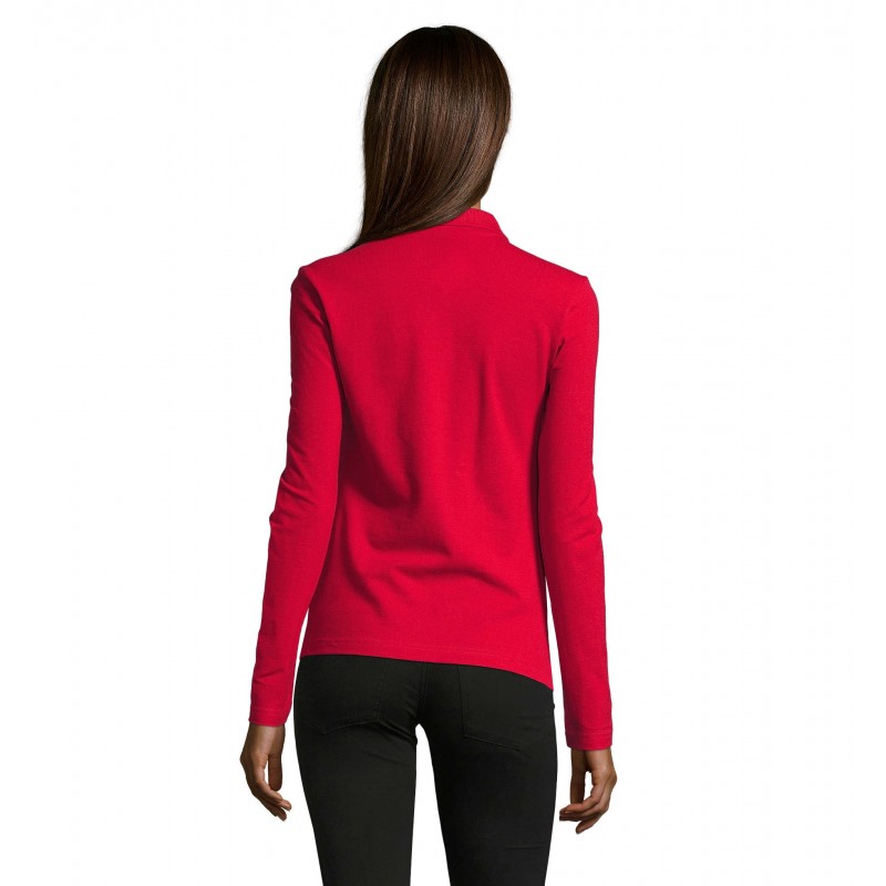 Sol's - Polo femme PODIUM - Rouge