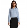 Sol's - Chemise femme stretch manches longues BLAKE WOMEN - Bleu Clair