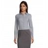 Sol's - Chemise femme stretch manches longues BLAKE WOMEN - Gris Perle