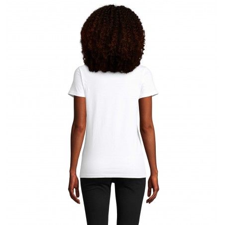 Atelier Textile Français - Tee-shirt femme col rond made in france LOLA - Blanc