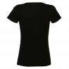 Atelier Textile Français - Tee-shirt femme col rond made in france LOLA - Noir Profond