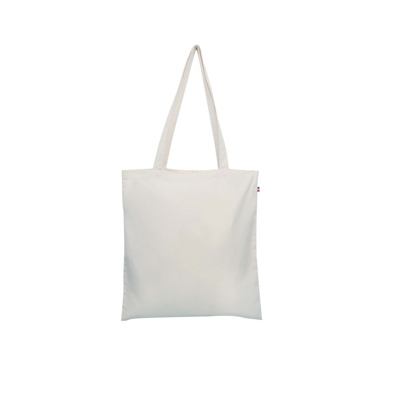 Atelier Textile Français - Sac shopping fabriqué en france THOMAS - Blanc