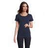 Atelier Textile Français - Tee-shirt femme col rond made in france LOLA - Marine