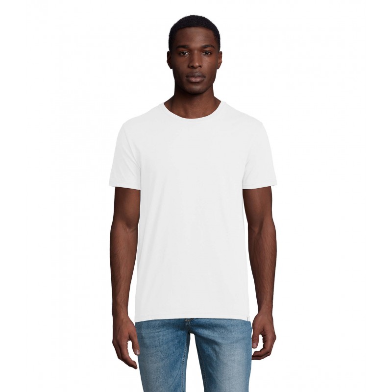 Atelier Textile Français - Tee-shirt homme col rond made in france LÉON - Blanc