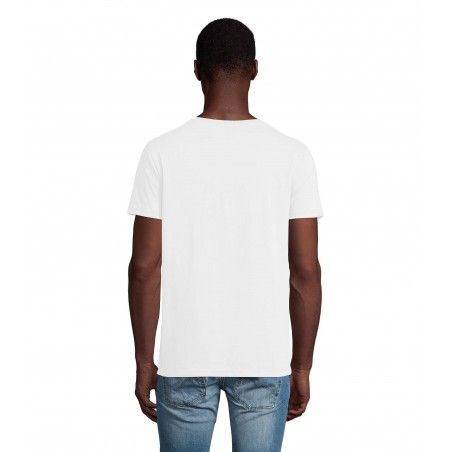 Atelier Textile Français - Tee-shirt homme col rond made in france LÉON - Blanc