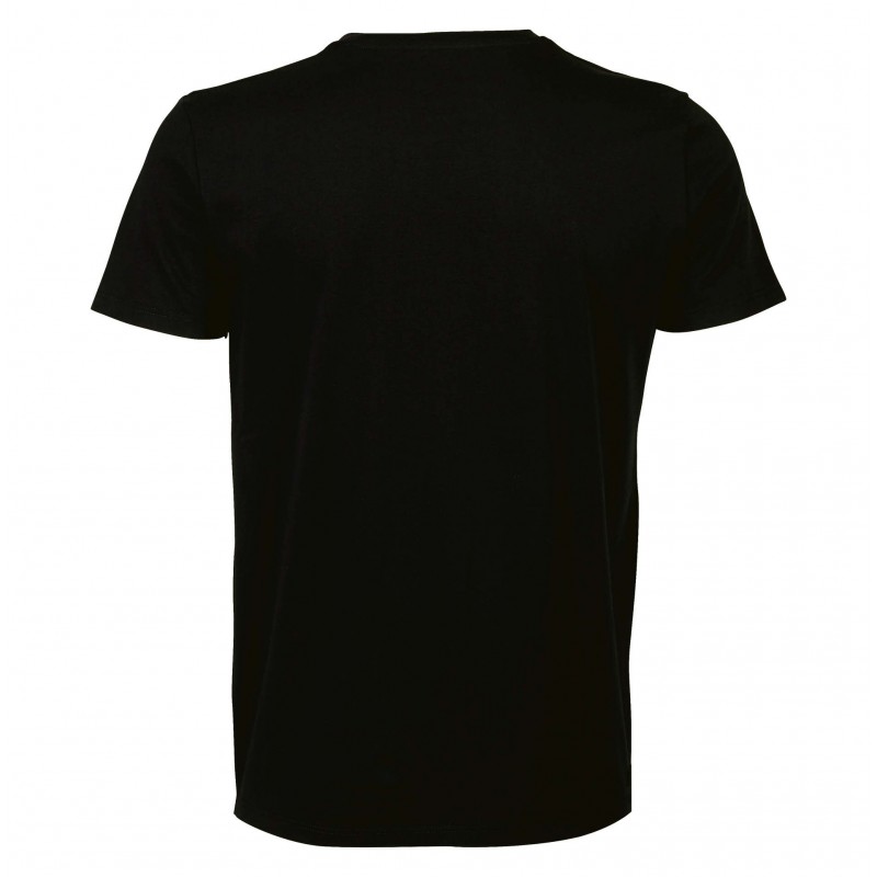 Atelier Textile Français - Tee-shirt homme col rond made in france LÉON - Noir Profond