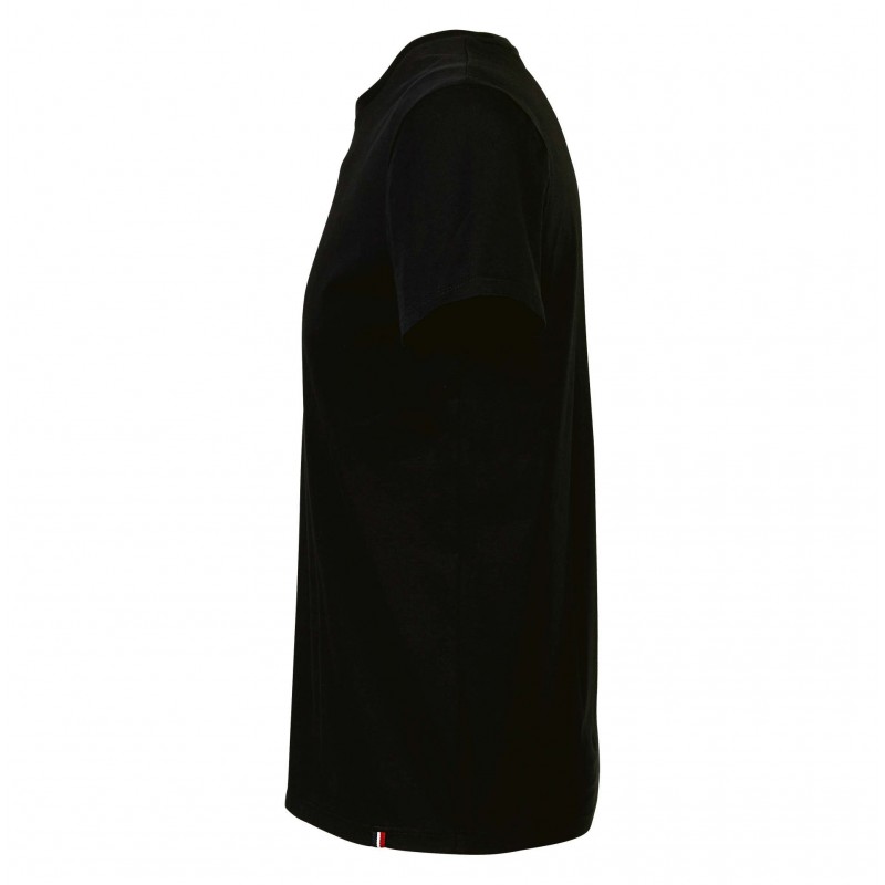 Atelier Textile Français - Tee-shirt homme col rond made in france LÉON - Noir Profond