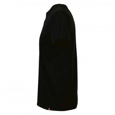 Atelier Textile Français - Tee-shirt homme col rond made in france LÉON - Noir Profond