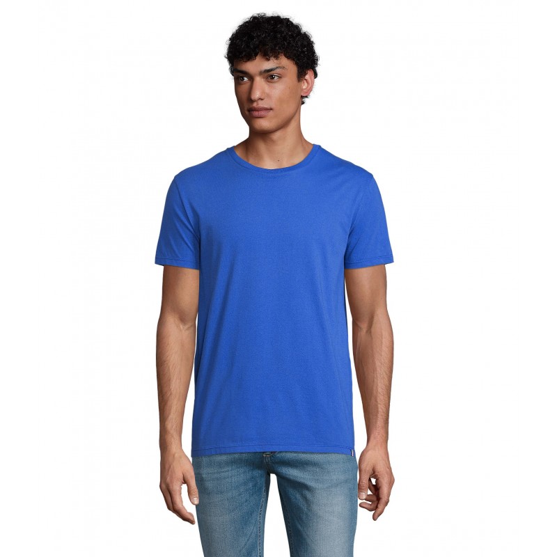 Atelier Textile Français - Tee-shirt homme col rond made in france LÉON - Royal