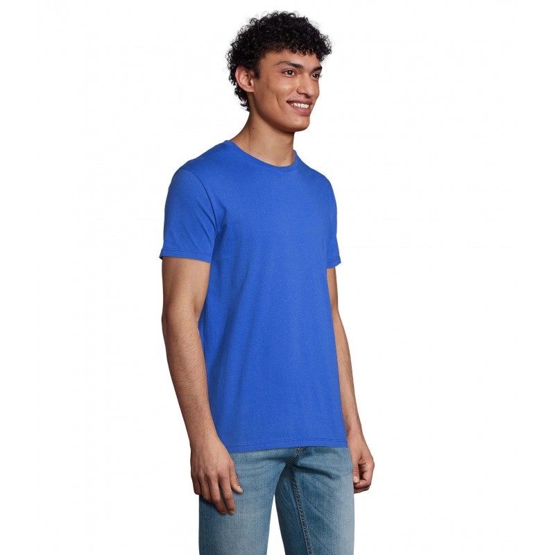 Atelier Textile Français - Tee-shirt homme col rond made in france LÉON - Royal