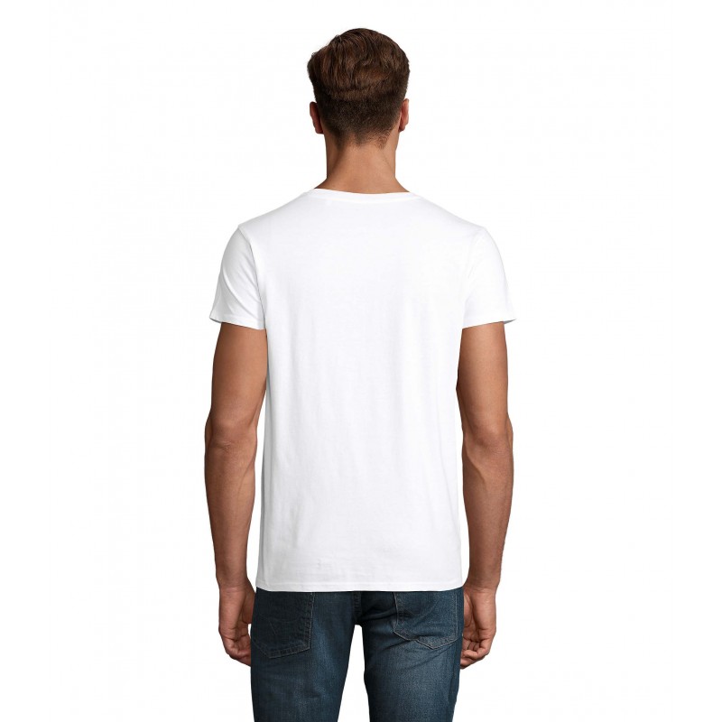 Sol's - Tee-shirt homme jersey col rond ajusté CRUSADER MEN - Blanc