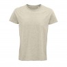 Sol's - Tee-shirt homme jersey col rond ajusté CRUSADER MEN - Beige Chiné