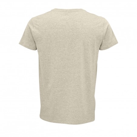 Sol's - Tee-shirt homme jersey col rond ajusté CRUSADER MEN - Beige Chiné