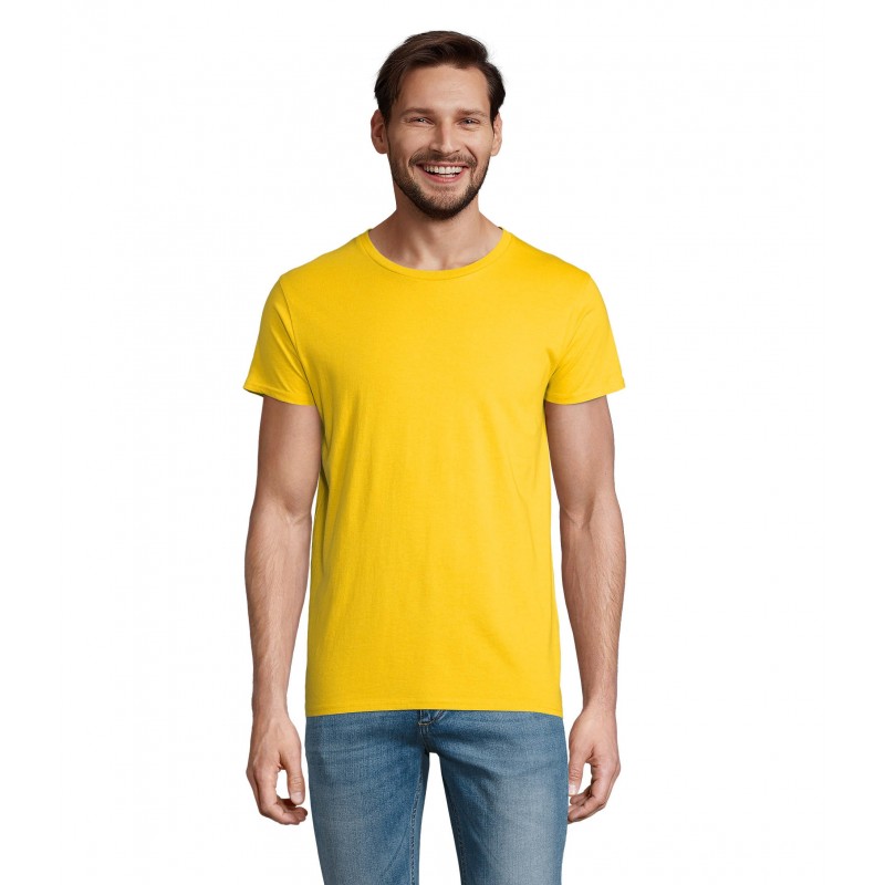 Sol's - Tee-shirt homme jersey col rond ajusté CRUSADER MEN - Jaune