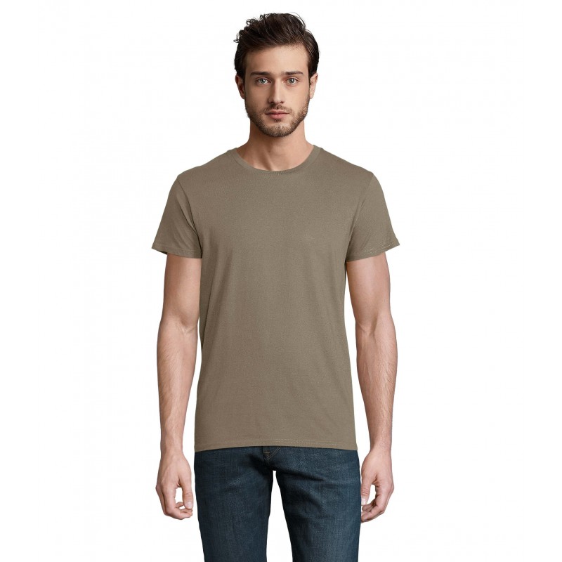 Sol's - Tee-shirt homme jersey col rond ajusté CRUSADER MEN - Kaki