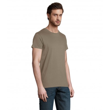 Sol's - Tee-shirt homme jersey col rond ajusté CRUSADER MEN - Kaki
