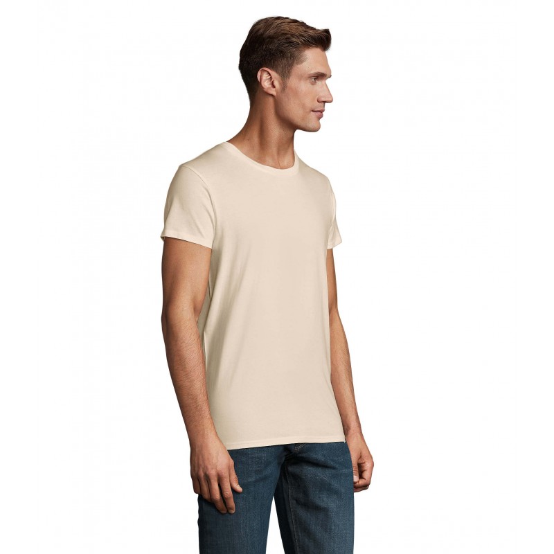 Sol's - Tee-shirt homme jersey col rond ajusté CRUSADER MEN - Naturel