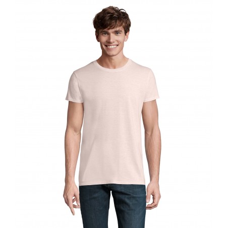 Sol's - Tee-shirt homme jersey col rond ajusté CRUSADER MEN - Rose Chiné