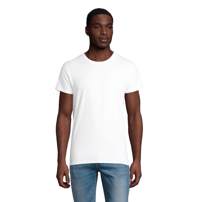 Sol's - Tee-shirt homme jersey col rond ajusté PIONEER MEN - Blanc