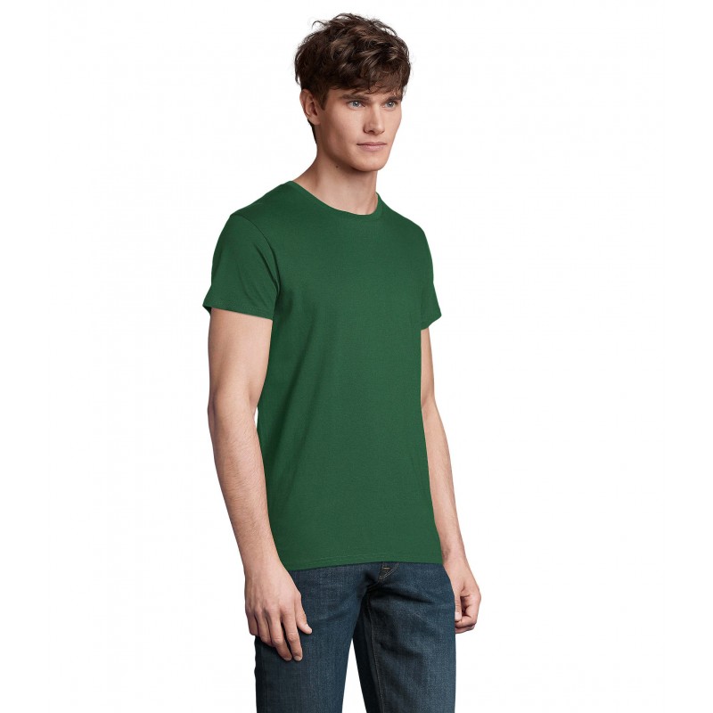 Sol's - Tee-shirt homme jersey col rond ajusté CRUSADER MEN - Vert Bouteille