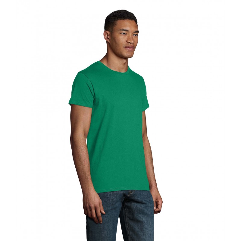 Sol's - Tee-shirt homme jersey col rond ajusté CRUSADER MEN - Vert Prairie