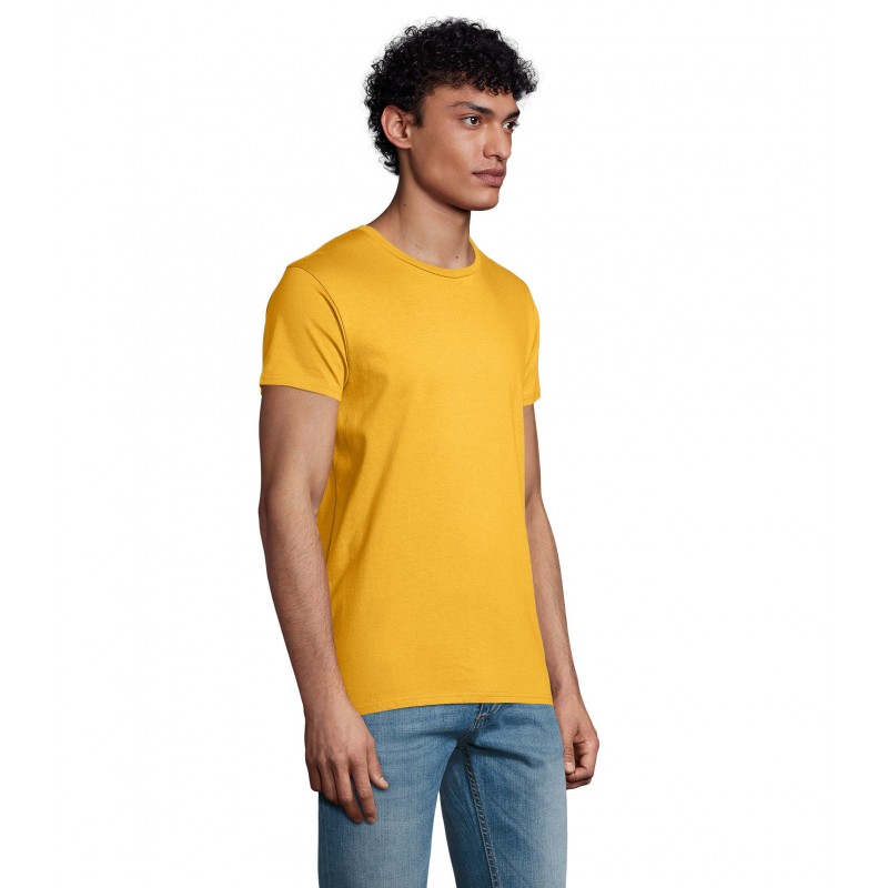 Sol's - Tee-shirt homme jersey col rond ajusté PIONEER MEN - Jaune