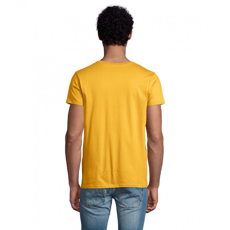 Sol's - Tee-shirt homme jersey col rond ajusté PIONEER MEN - Jaune