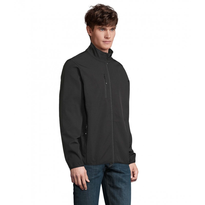 Sol's - Veste homme zippée softshell FALCON MEN - Noir