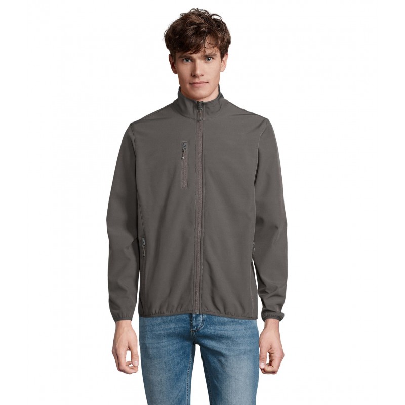 Sol's - Veste homme zippée softshell FALCON MEN - Anthracite